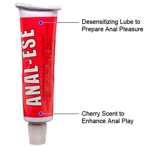 Anal Ese Flavored Desensitizing Lubricant 0 5 Oz 15 G Cherry