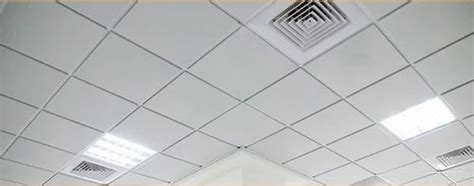 Newage White Vinyl Laminated Gypsum Ceiling Panels Thickness 8 Mm At