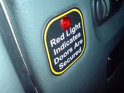 red light  doors  secured  chriss moblog