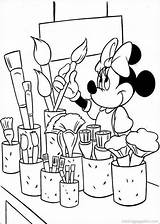 Minnie Colouring Dog sketch template