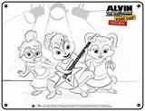 Coloring Printable Alvin Chipmunks Chipettes Chip Road Activities Sheets Pages Ray Activity Printables Win Blu Print Movie Reelmama Chippettes Click sketch template
