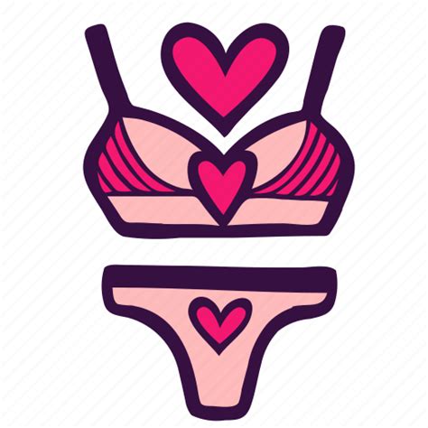 Female Underwear Panties Romance Sex Date Bra Icon Download On
