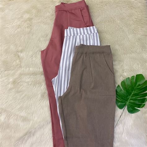Ootd Trendy Trouser Pants Large Size Shopee Philippines