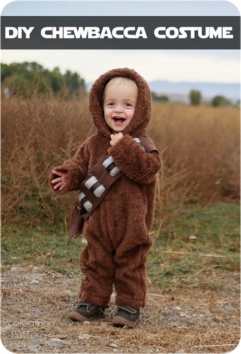 diy chewbacca costume peek  boo pages patterns fabric