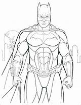 Batman Getcolorings Getdrawings sketch template