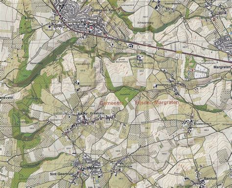 topografische kaart wandelkaart zuid limburg het geuldal kaarten en atlassennl