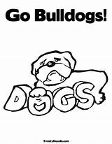 Coloring Bulldog Pages Printable Bulldogs Go Library Clipart Popular sketch template