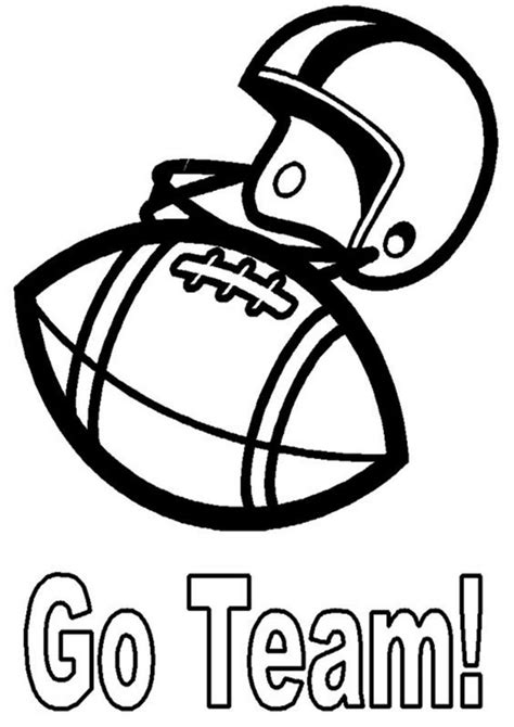 easy  print football coloring pages tulamama