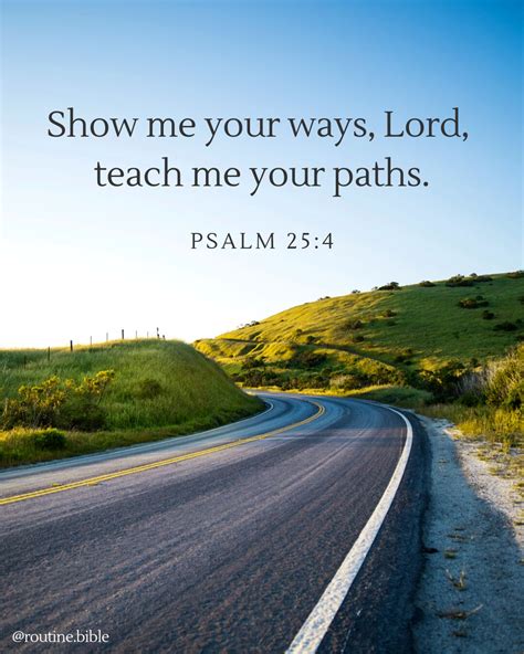 show   ways lord teach   paths psalm  original