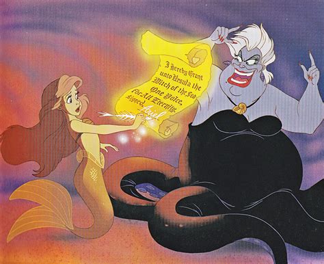 Walt Disney Books Princess Ariel And Ursula Walt Disney