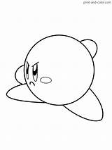Kirby Enojado Dibujosonline sketch template