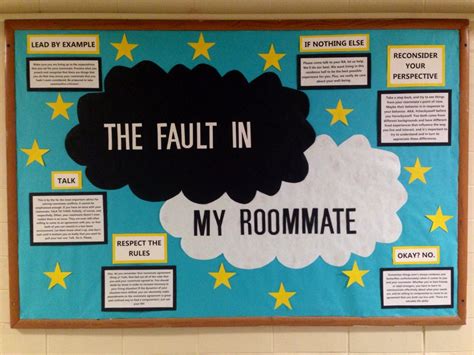 the fault in my roommate bulletin board ⭐️ raging pinterest