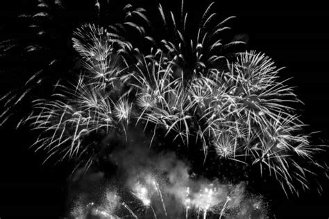 black  white fireworks stock  pictures royalty  images