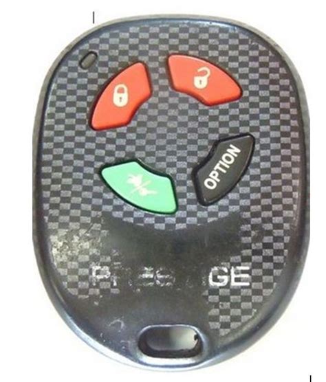 audiovox prestige aps apsa  car starter red led keyless remote control entry clicker