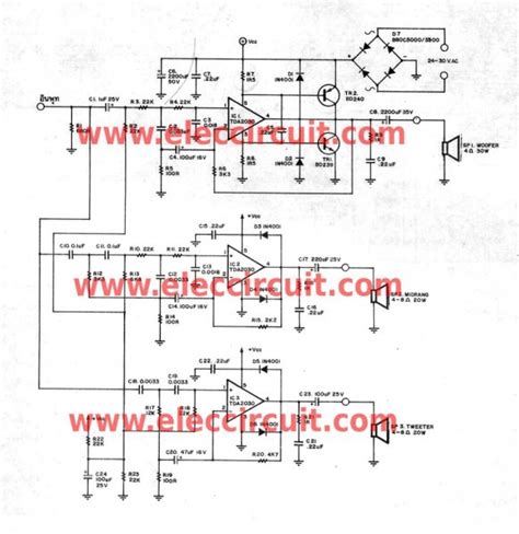 passive subwoofer crossover schematic