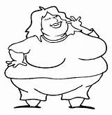 Fat Coloring Lady Woman Drawing Pages Women Mama Yo Ugly Colouring Sketch Curvy Jokes Body Sketches Blonde So Drawings Gif sketch template