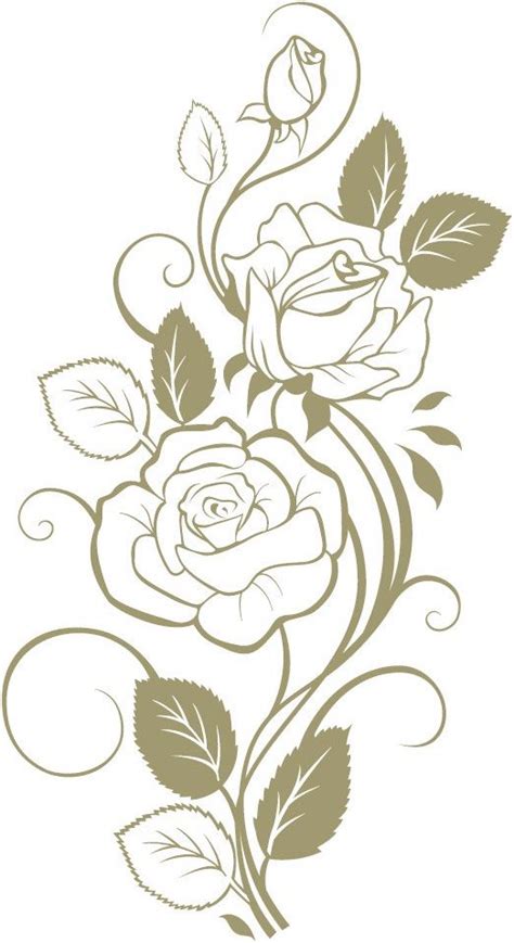 pin  geeknurse  florale flower drawing roses drawing coloring