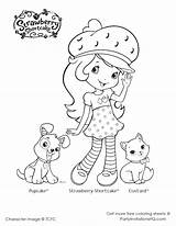Strawberry Jam Shortcake Cherry Coloring Pages Printable Getcolorings sketch template