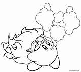 Kirby Coloring Pages Fire Kids Cool2bkids Printable Mario Ninja Game Outlines Print Sheets sketch template