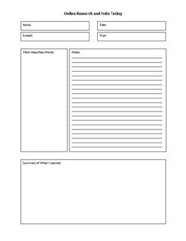 note  template   sc tpt