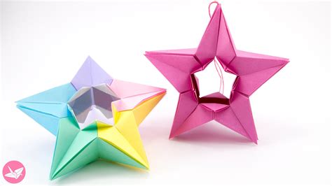 modular origami star tutorial salman ebrahimi paper kawaii