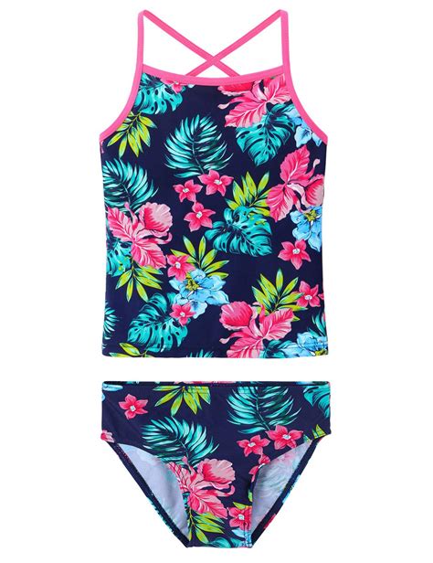 Buy Girls Bikini Swimsuits 2 Pieces Tankini Bathing Suits Guard Set 3