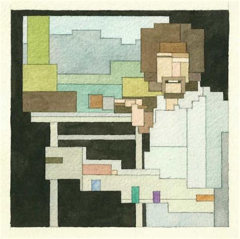Adam Lister Pixel Art Bob Ross Pixel Art Popular Art