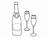 Copas Champagne Bicchieri Xampany Copes Champán Dibuix Champan Acolore Dibuixos sketch template