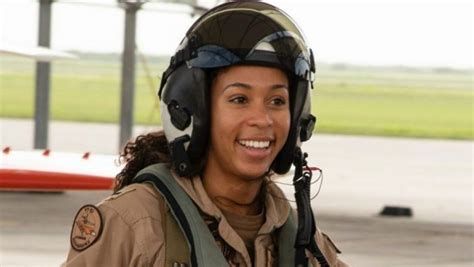 naval officer turns out to be the first black female tactical jet hot
