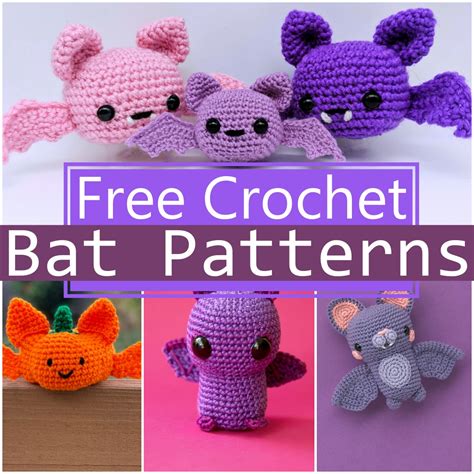 crochet bat patterns diy crafts