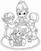 Coloring Pages Precious Moments Printable Kids Grandma Christmas Colouring Sheets Drawings Biscuits Color Colorear Para Dia Print Mom Cooking Books sketch template