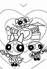 Coloring Powerpuff Pages Band Girls Blossom Kiss Marching Girl Bands Color Puff Power Buttercup Printable Getcolorings Philippines Getdrawings Clipartmag Clipart sketch template