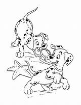 101 Coloring Dalmatians Pages Dalmatian Disney Color Kids Print Dalmatiens Coloriages Popular Gif sketch template