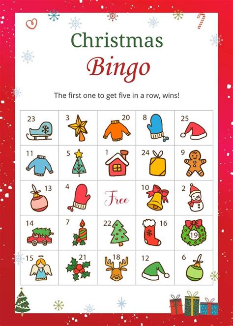 christmas bingo printable christmas bingo christmas bingo printable