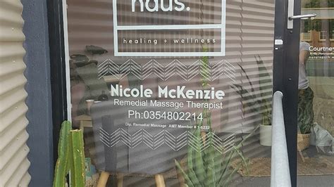 Nicole Mckenzie Remedial Massage Therapist 124b Hare St Echuca Vic