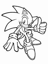 Sonic Coloring Pages sketch template