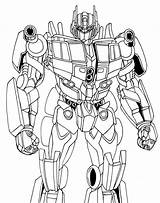 Optimus sketch template