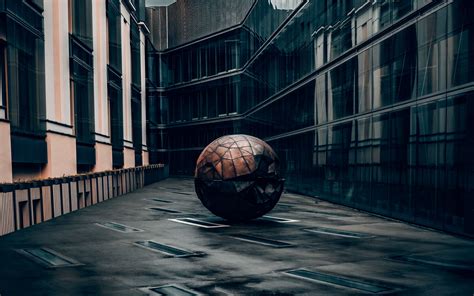 wallpaper  ball architecture building city  ultra hd  hd background