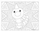 Weedle Coloring Pages Printable Getcolorings sketch template