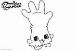 Coloring Pages Shopkins Rub Glove Printable Kids sketch template