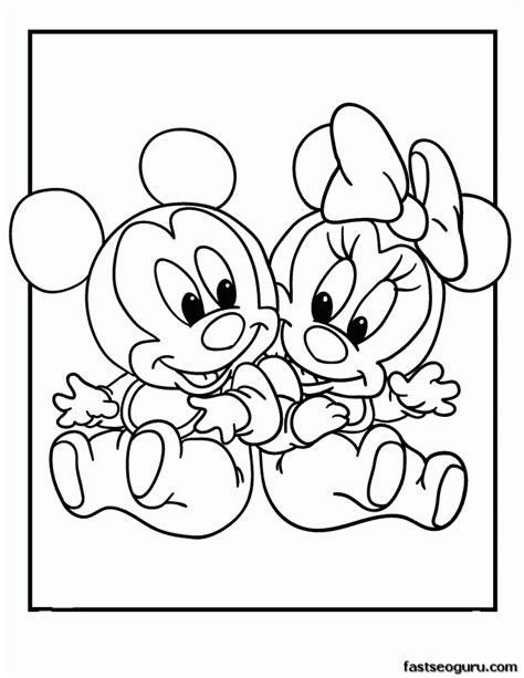 easy baby disney coloring pages coloring home