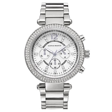hm 1196 hannah martin 2019 18k gold watch fashion calender lady diamond