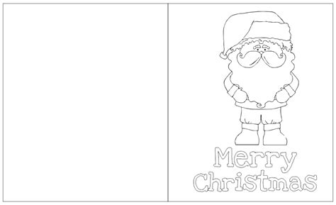 15 best printable foldable coloring christmas cards