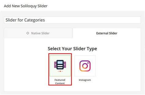 how to create a wordpress slider for categories