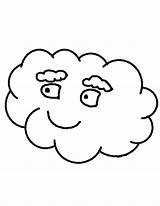 Coloring Cloud Storm Pages Clouds Color Kids Getdrawings Drawing Sheets Choose Board Eyebrowed Colouring sketch template