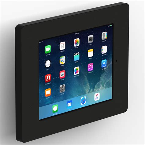tilting wall ipad    gen pro  air   home button covered tablet mount black