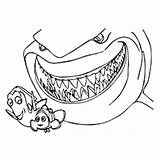 Finding Nemo Dory Bruce Getdrawings Momjunction sketch template