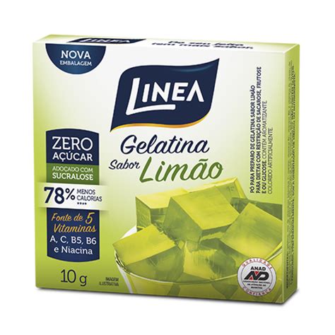 Linea Gelatina Limão 10grs