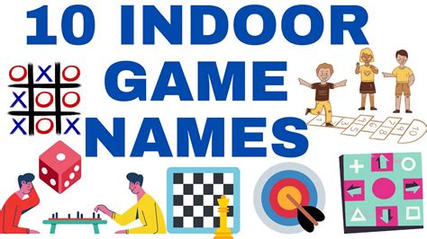 indoor games names types  game games   english kids
