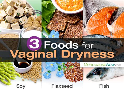 3 foods for vaginal dryness menopause now